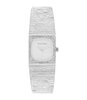 Montre CALVIN KLEIN WATCHES SOPHISTICATED SQUARE Femme 25100177 Analogue Cadran MINERAL Argenté Bracelet Acier inoxydable Acier Etanchéité 3BAR