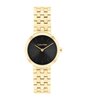 Montre CALVIN KLEIN WATCHES FORME Femme 25100187 Analogue Cadran MINERAL Noir Bracelet Acier Or jaune Etanchéité 3BAR