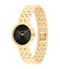 Montre CALVIN KLEIN WATCHES FORME Femme 25100187 Analogue Cadran MINERAL Noir Bracelet Acier Or jaune Etanchéité 3BAR