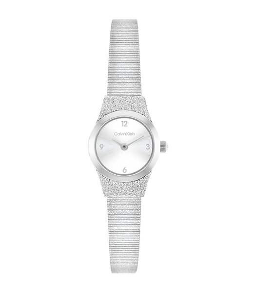 Horloge CALVIN KLEIN WATCHES CK CONTEMPORARY Dames 25100192 Analoog Behuizing MINERAAL Zilverkleurig Bracelette Roestvrij staal Staal Etanchéiteiten 3