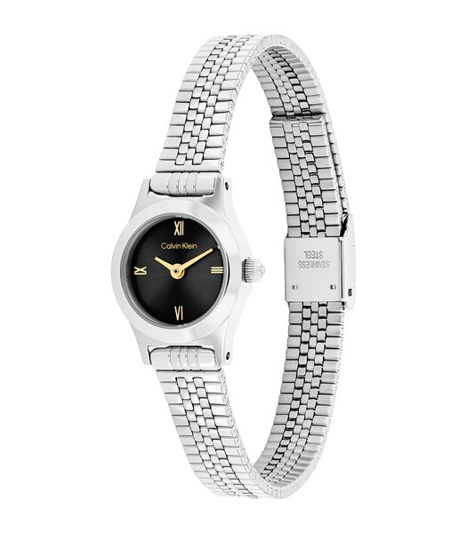Montre CALVIN KLEIN WATCHES CK CONTEMPORARY Femme 25100200 Analogue Cadran MINERAL Noir Bracelet Acier inoxydable Acier Etanchéité 3BAR