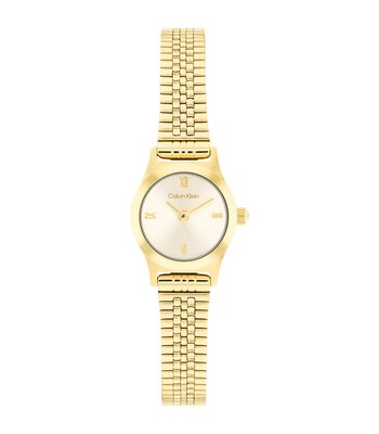 Montre CALVIN KLEIN WATCHES CK CONTEMPORARY Femme 25100201 Analogue Cadran MINERAL Or jaune Bracelet Acier Or jaune Etanchéité 3BAR
