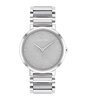 Montre CALVIN KLEIN WATCHES OPEN LINK Femme 25200085 Analogue Cadran MINERAL Argenté Bracelet Acier inoxydable Acier Boucle déployante Etanchéité 3BAR