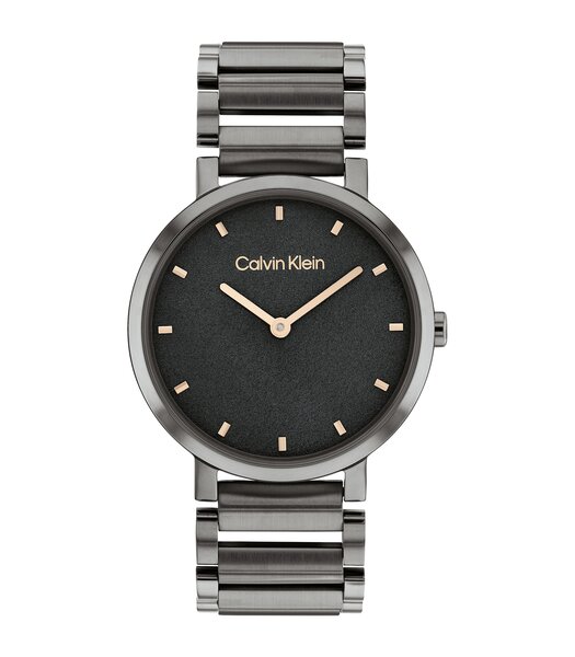 Horloge CALVIN KLEIN WATCHES OPEN LINK Dames 25200088 Analoog Behuizing MINERAAL Grijs Bracelette Staal Grijs Boucle déployante Etanchéiteiten 3BAR