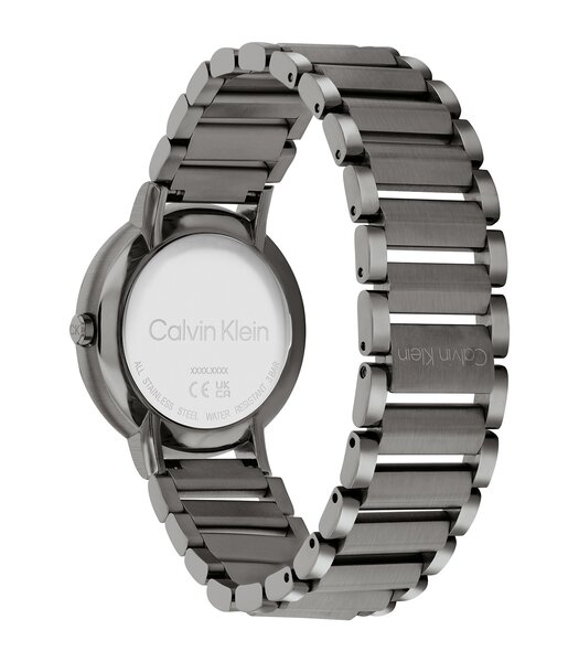 Horloge CALVIN KLEIN WATCHES OPEN LINK Dames 25200088 Analoog Behuizing MINERAAL Grijs Bracelette Staal Grijs Boucle déployante Etanchéiteiten 3BAR