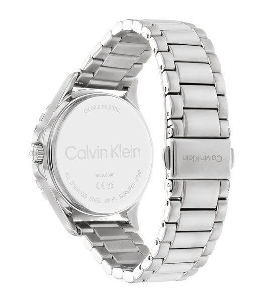 Montre CALVIN KLEIN WATCHES LIVELY Femme 25200096 Analogue Cadran MINERAL Rose Bracelet Acier inoxydable Acier Boucle déployante Etanchéité 3BAR