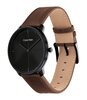 Montre CALVIN KLEIN WATCHES EXPRESSION Homme 25200155 Analogue Cadran MINERAL Noir Bracelet Cuir Brun Boucle ardillon Etanchéité 3BAR