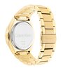 Montre CALVIN KLEIN WATCHES ARCHITECTURAL Homme 25200199 Analogique Cadran Minéral Jaune Bracelet Acier inoxydable Doré Boucle déployante Etanchéité 3
