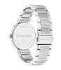 Montre CALVIN KLEIN WATCHES TIMELESS Femme 25200249 Analogique Cadran Minéral Noir Bracelet Acier inoxydable Acier Boucle déployante Etanchéité 3 ATM