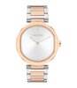 Montre CALVIN KLEIN WATCHES CK SENSATION Femme 25200251 Analogue Cadran MINERAL Argenté Bracelet Acier inoxydable Acier / or rose Boucle déployante Et
