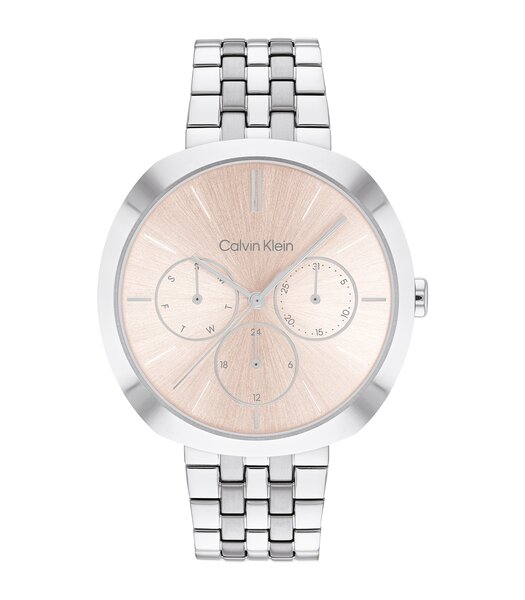 Montre CALVIN KLEIN WATCHES CK SHAPE Femme 25200335 Analogue Cadran MINERAL Rose Bracelet Acier inoxydable Acier Boucle déployante Etanchéité 3BAR