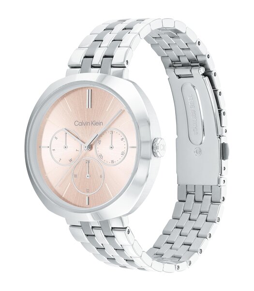 Montre CALVIN KLEIN WATCHES CK SHAPE Femme 25200335 Analogue Cadran MINERAL Rose Bracelet Acier inoxydable Acier Boucle déployante Etanchéité 3BAR
