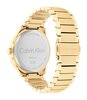 Horloge CALVIN KLEIN WATCHES ARCHITECTURAL Heren 25200349 Analoog Behuizing Mineraal Goudkleurig Bracelette Roestvrij staal Goudkleurig Boucle déploya