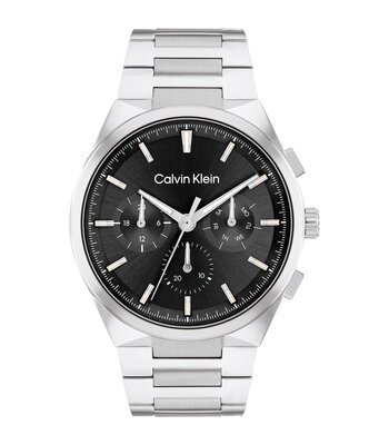 Montre CALVIN KLEIN WATCHES ARCHITECTURAL Homme 25200459 Analogique Cadran Minéral Doré Bracelet Acier inoxydable Doré Boucle déployante Etanchéité 3