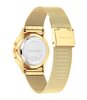 Montre CALVIN KLEIN WATCHES EXCEPTIONAL Femme 25300003 Analogue Cadran MINERAL Gris Bracelet Acier Or jaune Boucle déployante Etanchéité 3BAR