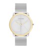 Montre CALVIN KLEIN WATCHES CK ICONIC Femme 25300014 Analogue Cadran MINERAL Argenté Bracelet Acier inoxydable Acier Etanchéité 3BAR