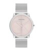 Montre CALVIN KLEIN WATCHES CK ICONIC Femme 25300015 Analogue Cadran MINERAL Rose Bracelet Acier inoxydable Acier Etanchéité 3BAR