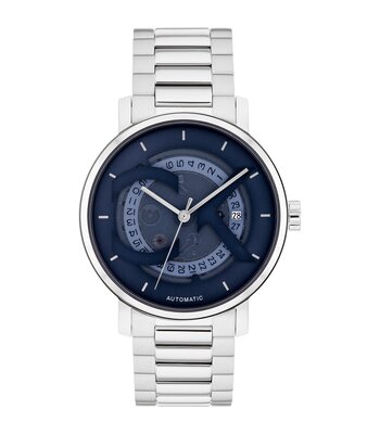 Montre CALVIN KLEIN WATCHES CK ICONIC Homme 25300019 Analogue Cadran MINERAL Bleu Bracelet Acier inoxydable Acier Etanchéité 3BAR