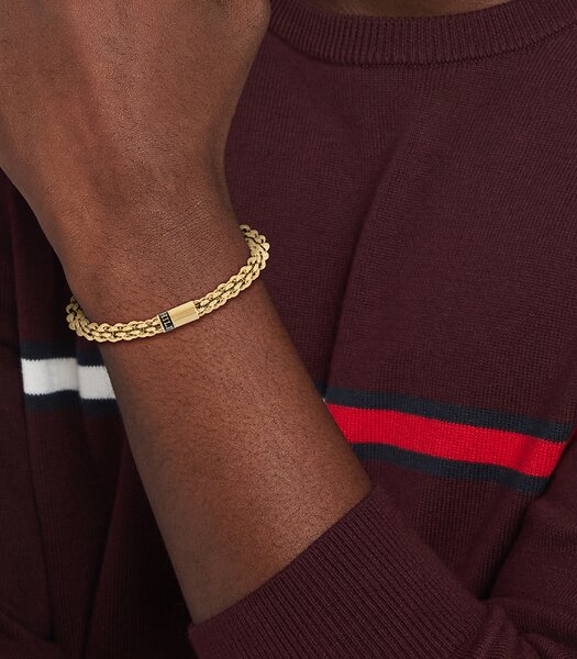 Bijou TOMMY HILFIGER JEWELS INTERTWINED CIRCLES CHAIN FAMILY 2790522 Homme