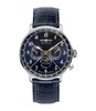 Montre ZEPPELIN HINDENBURG MONDPHASE Homme 7036-3 Analogue Cadran HESALITE Bleu Bracelet Cuir Bleu Boucle ardillon Etanchéité 3ATM