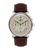 Montre ZEPPELIN LZ126 LOS ANGELES Homme 7614-5 Analogue Cadran MINERAL Beige Bracelet Cuir Brun Boucle ardillon Etanchéité 5ATM