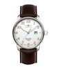 Montre ZEPPELIN LZ127 GRAF ZEPPELIN Homme 7652-4 Analogue Cadran Saphir Blanc Bracelet Cuir Brun Boucle ardillon Etanchéité 5ATM