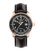 Montre ZEPPELIN 100 JAHRE ZEPPELIN Homme 7654-2 Analogue Cadran Saphir Noir Bracelet Cuir Noir Etanchéité 5BAR