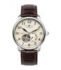 Montre ZEPPELIN LZ127 GRAF ZEPPELIN Homme 7666-5 Analogue Cadran MINERAL Beige Bracelet Cuir Brun Boucle ardillon Etanchéité 5ATM
