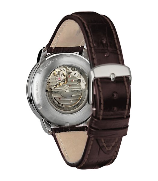 Montre ZEPPELIN LZ127 GRAF ZEPPELIN Homme 7666-5 Analogue Cadran MINERAL Beige Bracelet Cuir Brun Boucle ardillon Etanchéité 5ATM