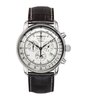 Montre ZEPPELIN 100 JAHRE ZEPPELIN Homme 7680-1 Analogue Cadran MINERAL Blanc Bracelet Cuir Brun Boucle ardillon Etanchéité 5ATM