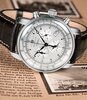 Montre ZEPPELIN 100 JAHRE ZEPPELIN Homme 7680-1 Analogue Cadran MINERAL Blanc Bracelet Cuir Brun Boucle ardillon Etanchéité 5ATM