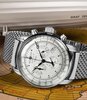 Montre ZEPPELIN 100 JAHRE ZEPPELIN Homme 7680M-1 Analogue Cadran MINERAL Blanc Bracelet Milanais Acier BOUCLE DEPLOYANTE Etanchéité 5ATM