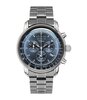Montre ZEPPELIN 100 JAHRE ZEPPELIN Homme 7680MB-3 Analogue Cadran MINERAL Bleu Bracelet Acier inoxydable Argenté Etanchéité 5BAR