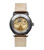 Horloge ZEPPELIN ATLANTIC Heren 8466-4 Analoog Behuizing MINERAAL Groen Bracelette Leer Bruin Boucle ardillon Etanchéiteiten 5BAR