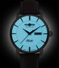 Montre ZEPPELIN ATLANTIC Homme 8466-5 Analogue Cadran MINERAL Beige Bracelet Cuir Brun Boucle ardillon Etanchéité 5ATM