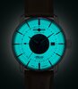 Montre ZEPPELIN ATLANTIC Homme 8468-5 Analogue Cadran MINERAL Beige Bracelet Cuir Brun Etanchéité 5BAR
