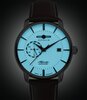 Montre ZEPPELIN ATLANTIC Homme 8470-5 Analogue Cadran MINERAL Beige Bracelet Cuir Brun Boucle ardillon Etanchéité 5ATM