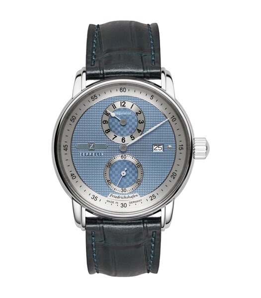 Montre ZEPPELIN FRIEDRICHSHAFEN Homme 8522-3 Analogue Cadran Saphir Bleu Bracelet Cuir Bleu Etanchéité 5BAR