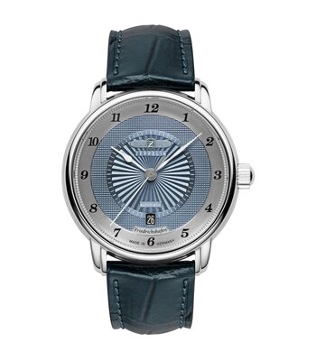 Montre ZEPPELIN FRIEDRICHSHAFEN Homme 8556-3 Analogue Cadran Saphir Bleu Bracelet Cuir Bleu Etanchéité 5BAR