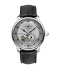 Montre ZEPPELIN FRIEDRICHSHAFEN Homme 8566-4 Analogue Cadran MINERAL Argenté Bracelet Cuir Noir Etanchéité 5BAR