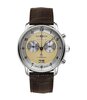 Montre ZEPPELIN FRIEDRICHSHAFEN Homme 8584-5 Analogue Cadran MINERAL Doré Bracelet Cuir Brun Etanchéité 5BAR