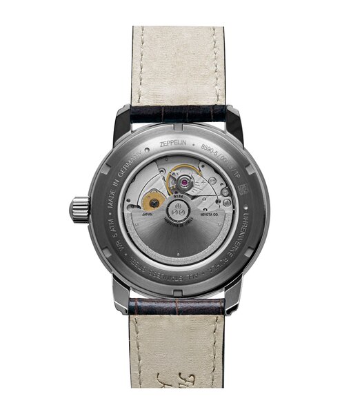 Montre ZEPPELIN FRIEDRICHSHAFEN Homme 8590-5 Analogue Cadran Saphir Brun Bracelet Cuir Brun Etanchéité 5BAR