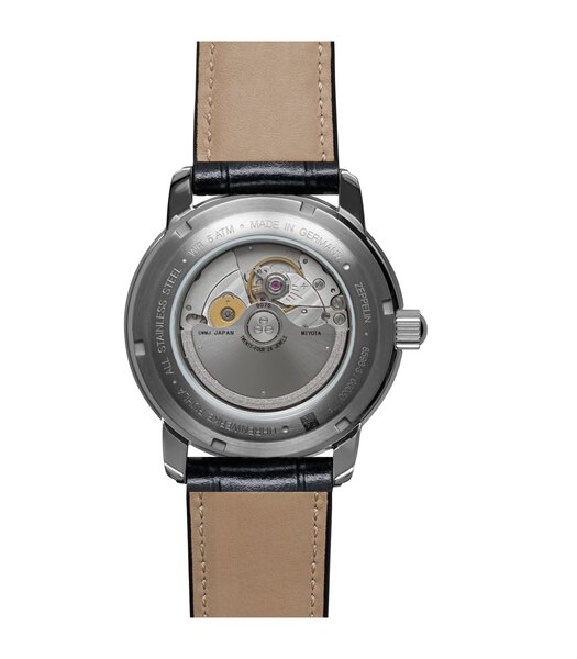 Montre ZEPPELIN FRIEDRICHSHAFEN Homme 8596-3 Analogue Cadran MINERAL Bleu Bracelet Cuir Bleu Etanchéité 5BAR