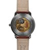 Montre ZEPPELIN NEW CAPTAIN'S LINE Homme 8642-2 Analogique Cadran Minéral Noir Bracelet Cuir Brun Boucle ardillon Etanchéité 5 BAR