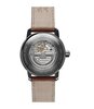 Montre ZEPPELIN NEW CAPTAIN'S LINE Homme 8658-1 Analogue Cadran MINERAL Blanc Bracelet Cuir Brun Boucle ardillon Etanchéité 5BAR