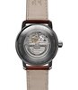 Montre ZEPPELIN NEW CAPTAIN'S LINE Homme 8662-3 Analogue Cadran MINERAL Bleu Bracelet Cuir Brun Boucle ardillon Etanchéité 5BAR