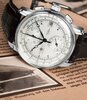 Montre ZEPPELIN 100 JAHRE ZEPPELIN Homme 8670-1 Analogue Cadran MINERAL Blanc Bracelet Cuir Brun Boucle ardillon Etanchéité 5ATM