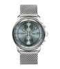 Montre ZEPPELIN 100 JAHRE ZEPPELIN Homme 8670M-4 Analogue Cadran MINERAL Bleu Bracelet Acier inoxydable Argenté Boucle déployante Etanchéité 5BAR