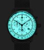 Montre ZEPPELIN 100 JAHRE ZEPPELIN Homme 8680M-3 Analogue Cadran MINERAL Blanc Bracelet Acier inoxydable Argenté Boucle déployante Etanchéité 5BAR