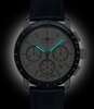 Montre ZEPPELIN NEW YORK Homme 8878-1 Analogue Cadran MINERAL Blanc Bracelet Cuir Bleu Etanchéité 5BAR